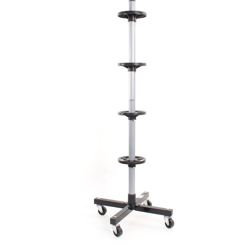 foto del prodotto xpotool wiltec carrello porta gomme con cerchi max 100 kg 225 mm supporto per 4 pneumatici
