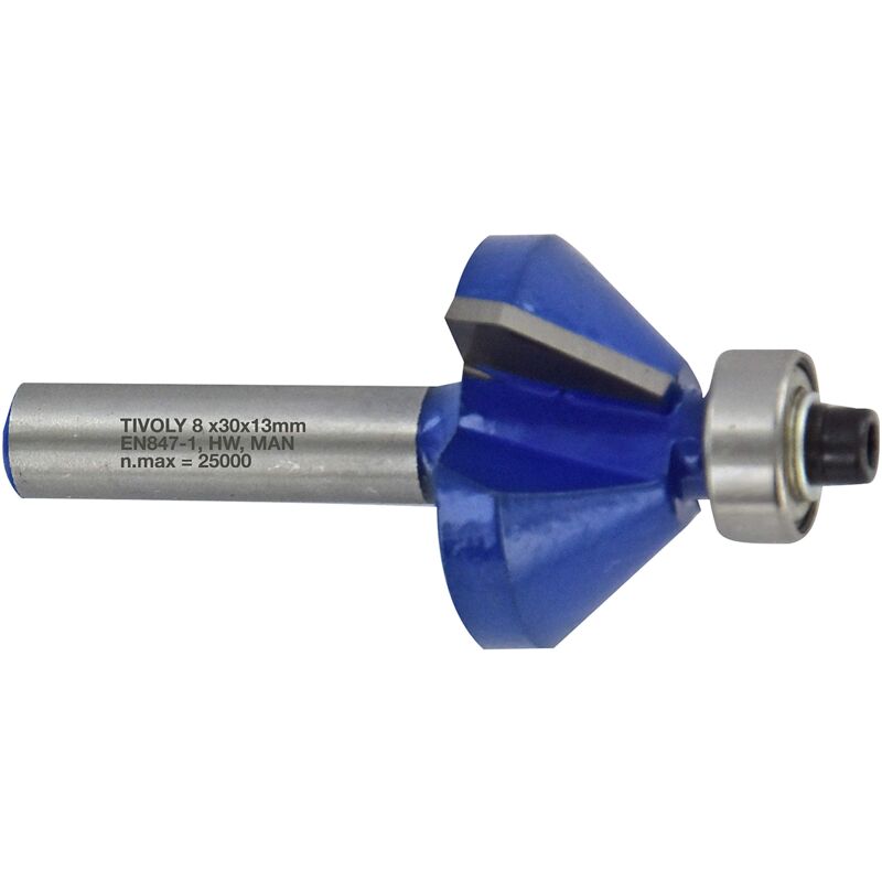 foto del prodotto xt60642067806 fresa fresa per smussare guida 32 mm, blu tivoly