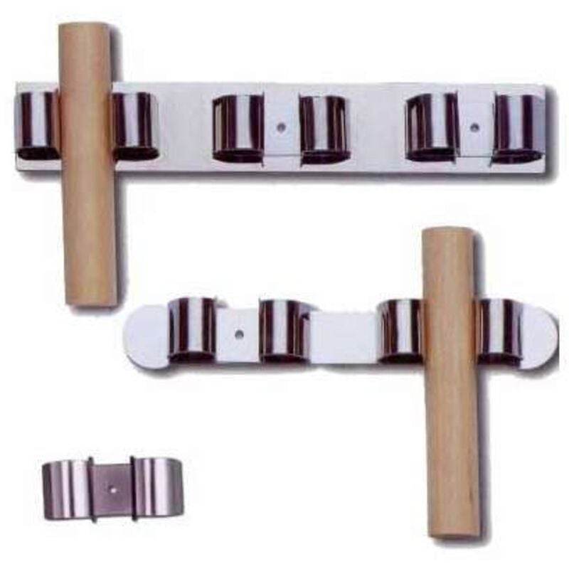 foto del prodotto xtra - appendiscope acciaio inox posti 3