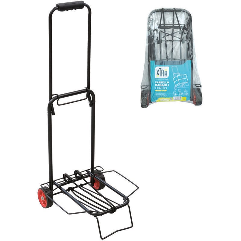 foto del prodotto xtra carrello bagagli acciaio portos
