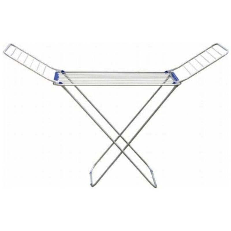 foto del prodotto xtra e stendibiancheria fohn da pavimento in acciaio inox cm.185x55x120h.