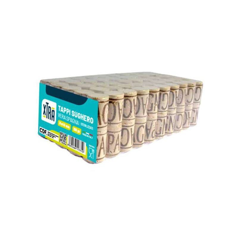 foto del prodotto xtra tappo sughero vera spagna 24x40 pz 100 11771
