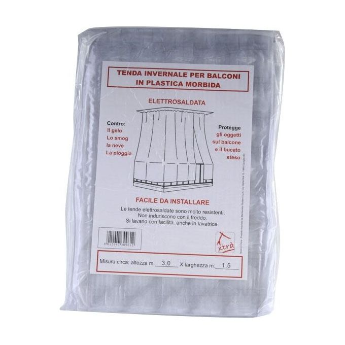 foto del prodotto xtra tenda balcone pvc bianca 300x400