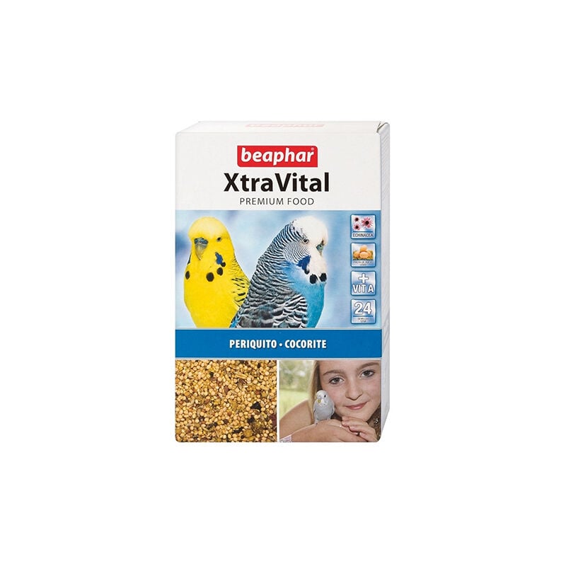 foto del prodotto xtravital food per parrocchetti, 500 gr beaphar