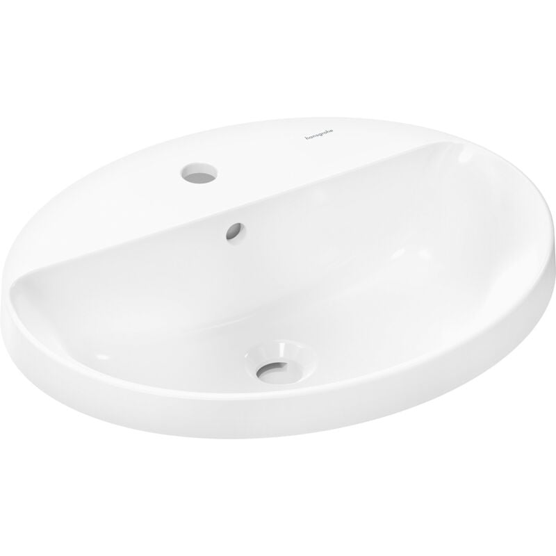 foto del prodotto xuniva d lavabo encastr , avec trop plein, 1 trou pour hansgrohe