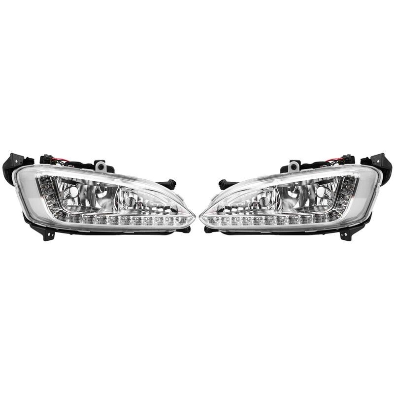 foto del prodotto xvx 1 paio di luci di marcia diurna per auto drl fendinebbia per hyundai santa fe ix45 2013 2015