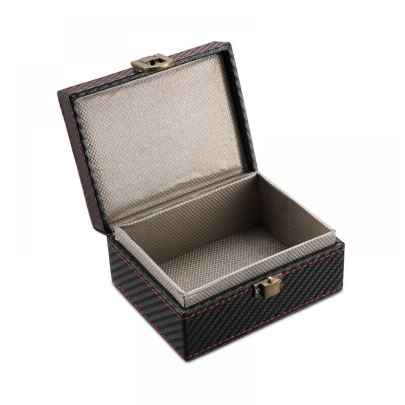 foto del prodotto xvx 1 scatola 11,5x9x6,2 cm rfid protezione del segnale per portachiavi auto in fibra di carbonio blocco del segnale senza portachiavi