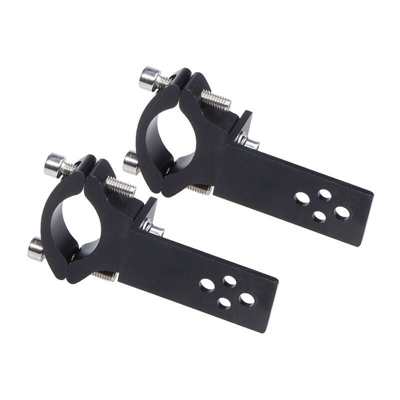 foto del prodotto xvx 2 morsetti per tubi forcella moto per montaggio orizzontale verticale, supporto per barra luminosa a led da 22 mm a 36 mm