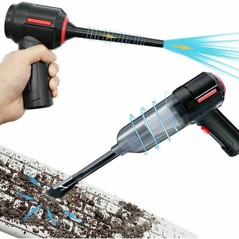 foto del prodotto xvx 3 in 1 aspirapolvere per computer aspirapolvere aspirapolvere portatile senza fili kit di pulizia elettrica per tastiera spruzzatore per pc
