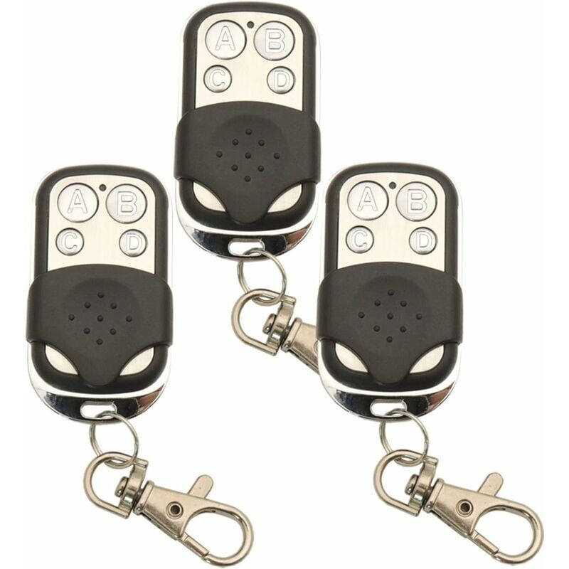 foto del prodotto xvx 3 pz 433.92 mhz copia universale telecomando senza fili chiave fob trasmettitore rf per clone porta del garage apri del cancello 433 mhz
