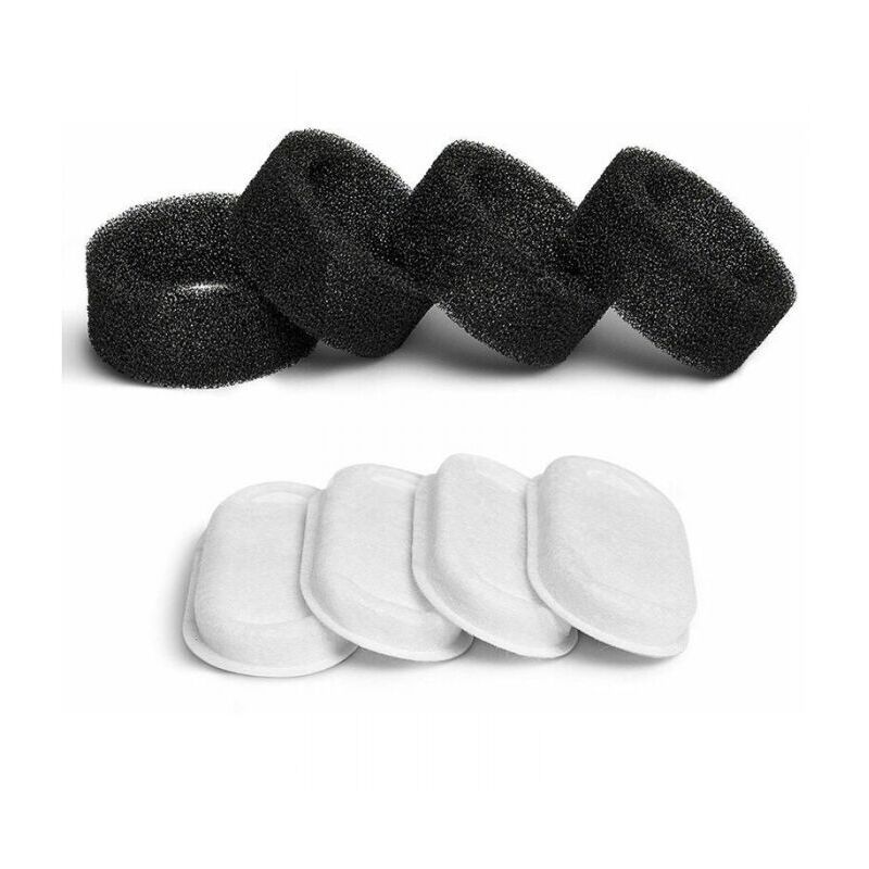 foto del prodotto xvx 8 filtri 8 spugne, filtro per fontanella per gatti ahlsen, filtro per fontanella per gatti con resina e carbone attivo