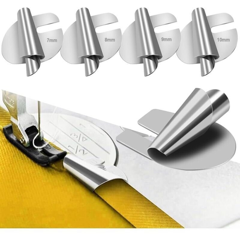 foto del prodotto xvx accessori per macchine da cucire 4 pezzi , piedino premistoffa per orli domestici, adatto a varie macchine da cucire, accessori