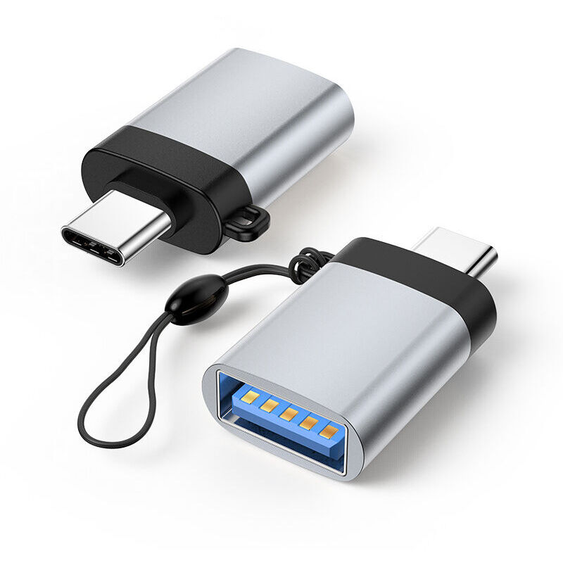 foto del prodotto xvx adattatore da usb c a usb 3.0 confezione da 2 , adattatore da usb c maschio a usb 3.0 femmina compatibile con telefono, laptop e pc argento 
