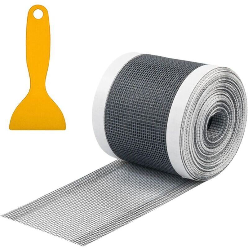 foto del prodotto xvx adesivo monouso per catturare i capelli nello scarico della doccia, 120 mm x 4 m, adatto a qualsiasi lunghezza, con strumento di rimozione.