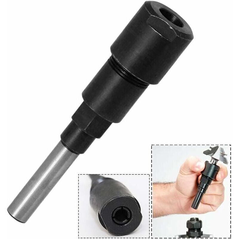 foto del prodotto xvx asta di prolunga per fresa da 8 mm, asta di prolunga per pinza di serraggio per lavorazione del legno, macchina per incisione