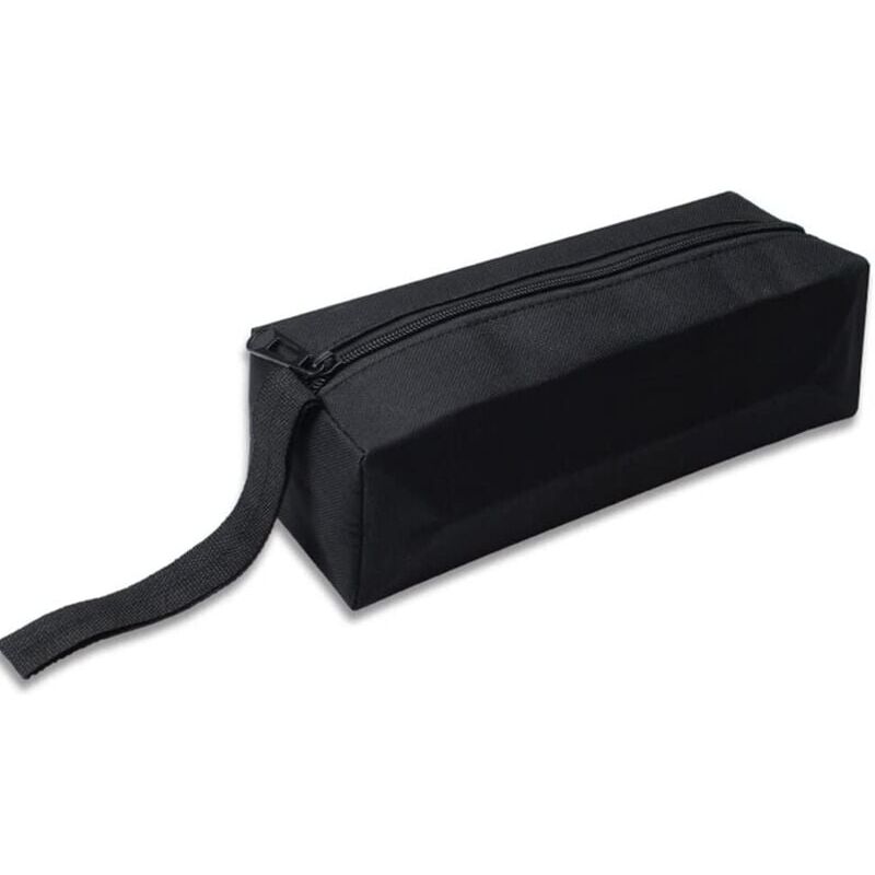 foto del prodotto xvx borsa organizzatore multiuso in tessuto impermeabile con cerniera per viti, chiodi e piccoli utensili set tascabile per bulloni e dadi nero 
