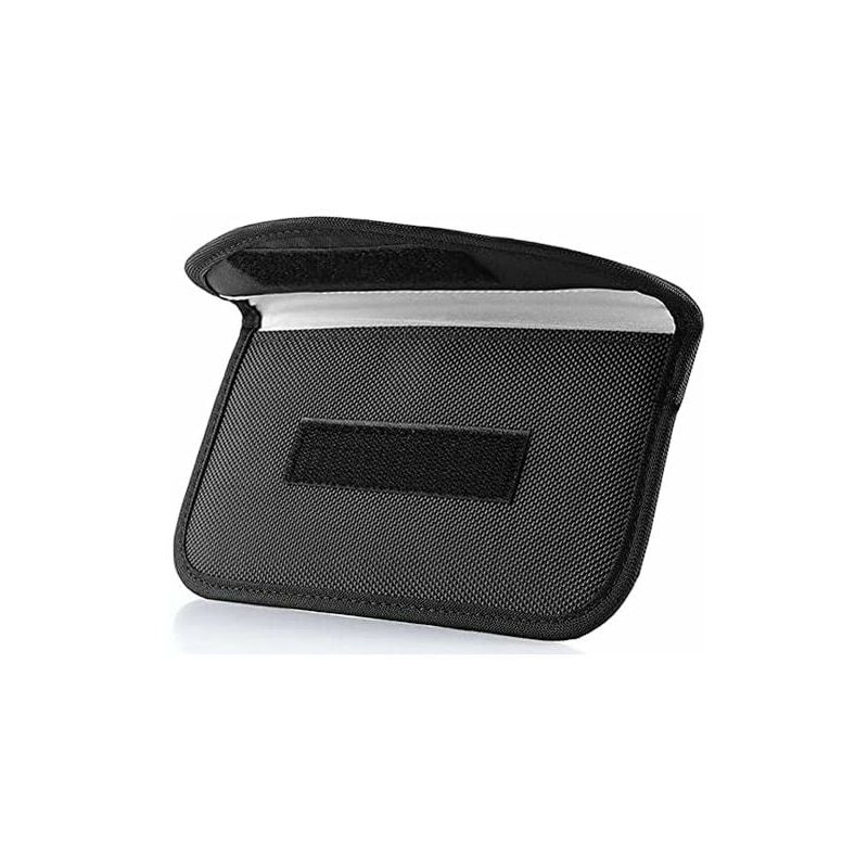 foto del prodotto xvx borsa per blocco segnale, 10 design gps rfid faraday borsa shield cage pouch custodia a portafoglio per protezione della privacy del telefono