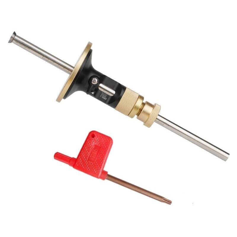 foto del prodotto xvx calibro di tracciatura, con rotella per legno tenero e duro, blocco di sicurezza, funzione di microregolazione