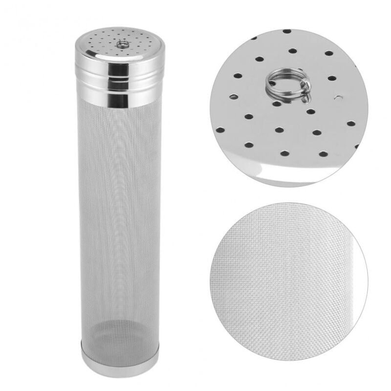 foto del prodotto xvx cartuccia filtro secondaria per filtri per luppolo in rete di acciaio inossidabile da 7x29 cm per filtri da caff molto secchi per uso domestico