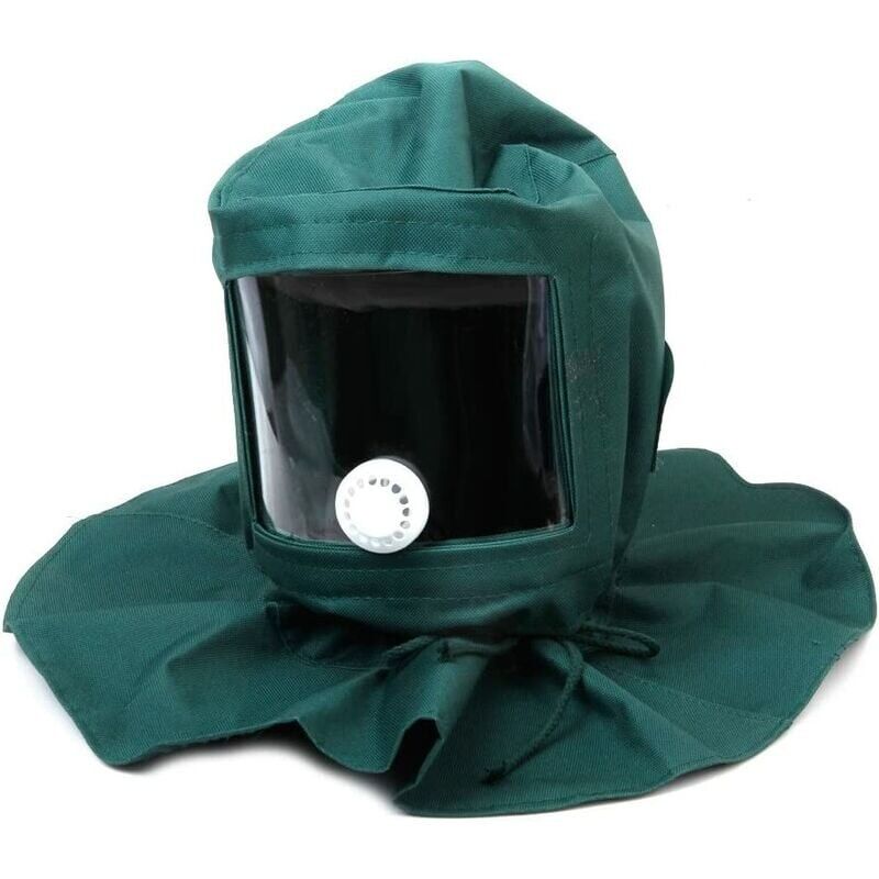 foto del prodotto xvx casco protettivo maschera antivento antipolvere per sabbiatrice sabbiatrice