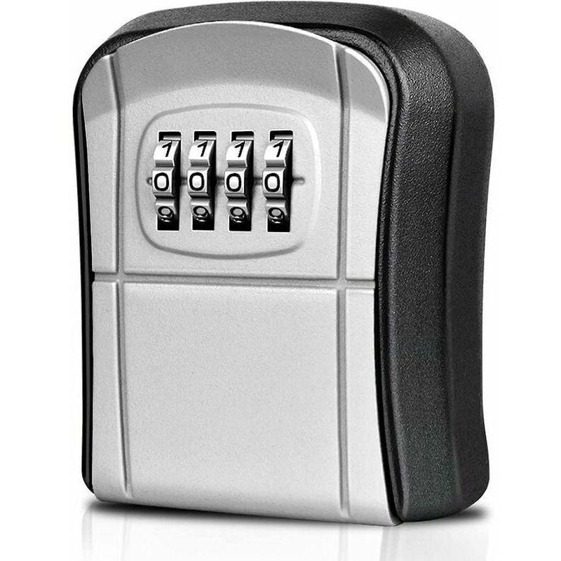 foto del prodotto xvx cassetta portachiavi di sicurezza a parete con custodia impermeabile e codice a 4 cifre per riporre in sicurezza le chiavi.