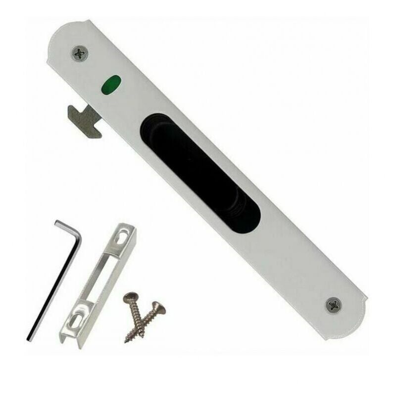 foto del prodotto xvx chiavistelli e catenacci, serrature per porte scorrevoli ferramenta per porte scorrevoli in acciaio inox, serratura per finestra singola