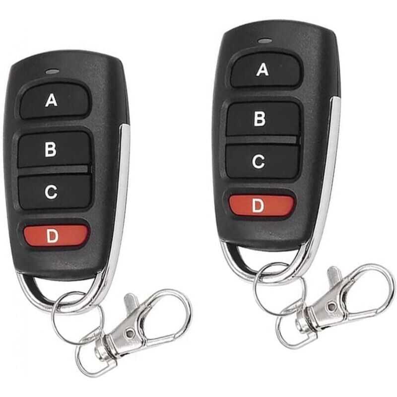foto del prodotto xvx confezione da 2 telecomandi universali di ricambio per porte da garage elettriche, 433 mhz