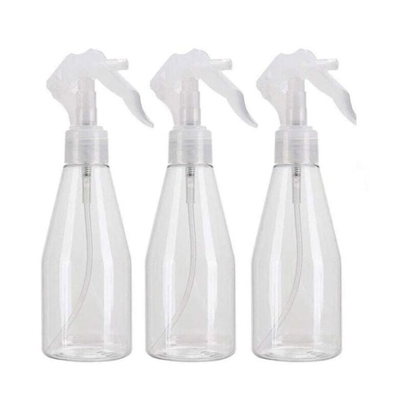 immagine 0 del prodotto xvx confezione da 3 flaconi spray da giardino da 200 ml, spruzzatore trasparente per giardinaggio, pulizia, parrucchiere