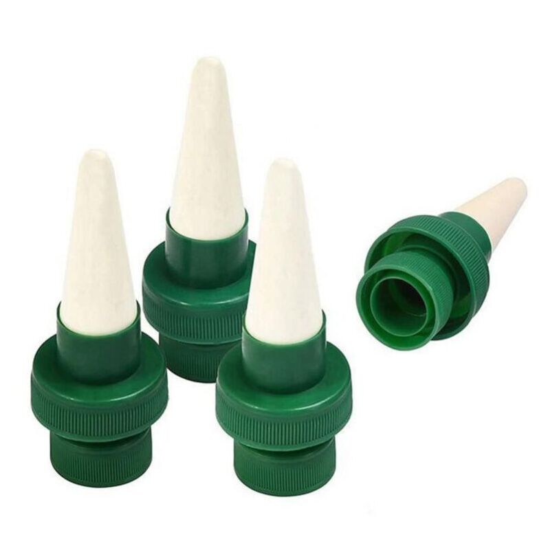 foto del prodotto xvx confezione da 4 picchetti per irrigazione automatica delle piante, picchetti in ceramica, sistema di irrigazione a goccia per fiori, picchetti