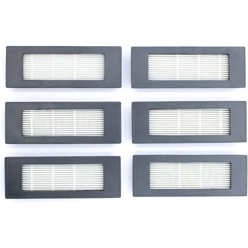 foto del prodotto xvx confezione da 6 filtri hepa per irobot roomba combo, r111840. filtri hepa per una pulizia migliore del tuo robot aspirapolvere. accessori per