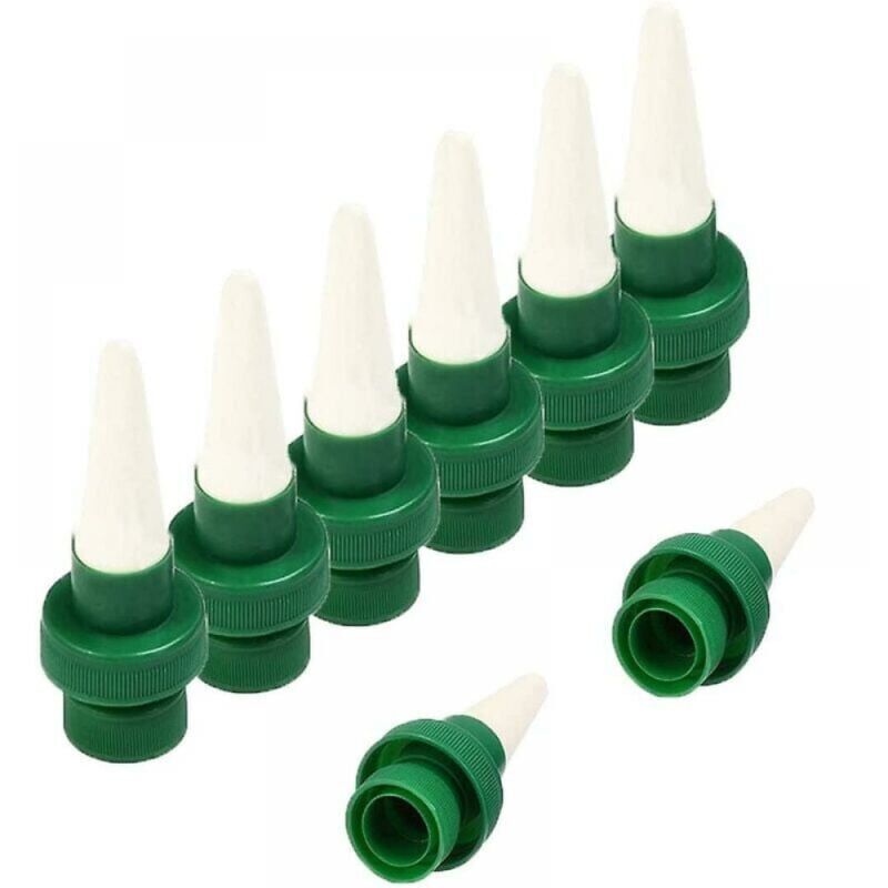 foto del prodotto xvx confezione da 8 picchetti per irrigazione automatica delle piante, picchetti in ceramica, sistema di irrigazione a goccia per fiori, picchetti