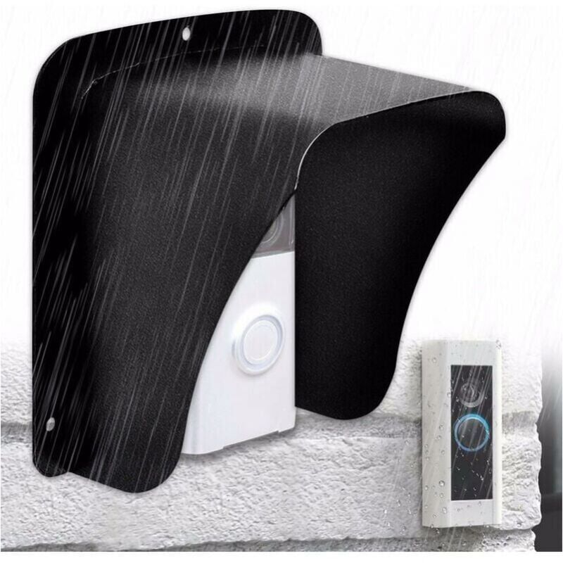 foto del prodotto xvx copertura per campanello, campanello wireless in metallo impermeabile con telecamera, suoneria, pulsante, campanello, campanello wireless