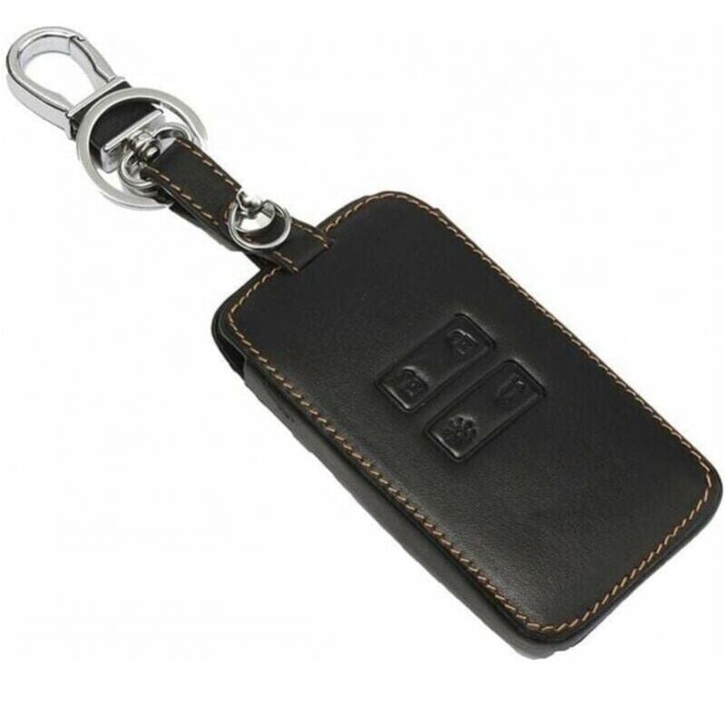 foto del prodotto xvx custodia protettiva in pelle per chiave auto renault kadjar con 4 pulsanti, accessorio protettivo marrone 