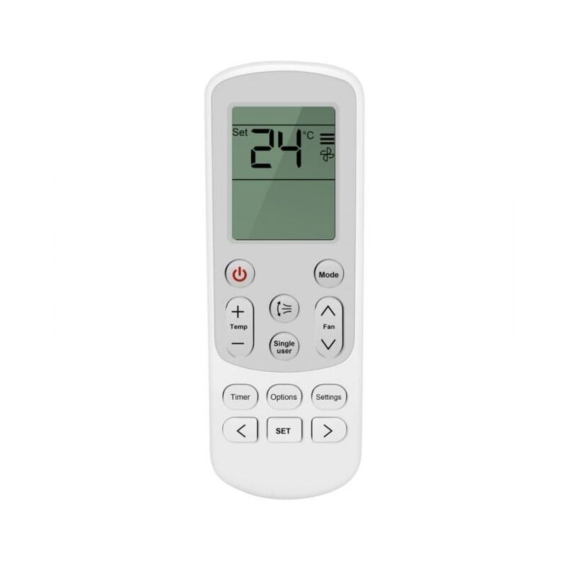 foto del prodotto xvx db93 15169g telecomando sostitutivo per condizionatore d aria unidirezionale db93 14643t aj009jnndch db93 15169e