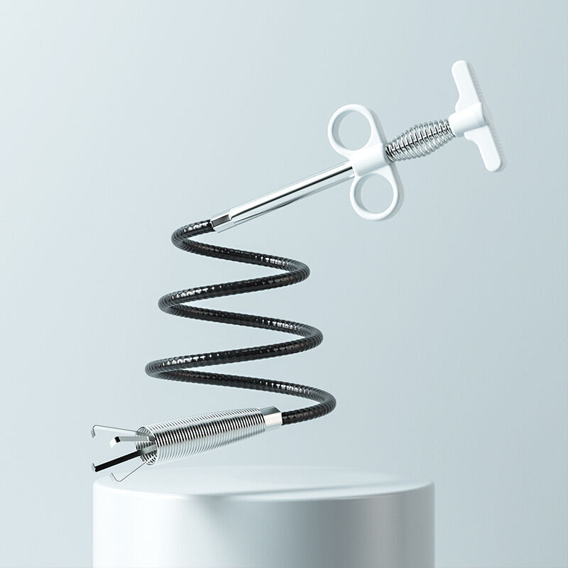 foto del prodotto xvx disgorgante a spirale bianco con quattro artigli per lavandino del bagno e scarico della cucina, 90 cm