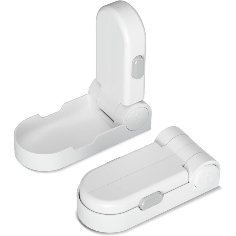 foto del prodotto xvx fermaporta con blocco di sicurezza per bambini aggiornato , confezione da 2 blocchi di sicurezza per bambini con adesivo, blocchi di sicurezza