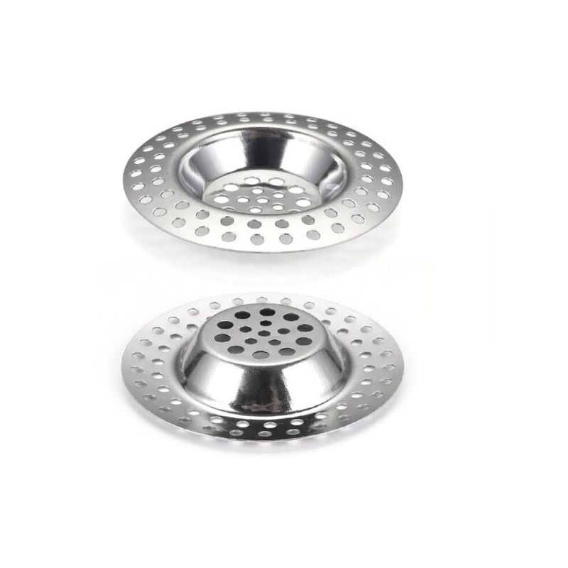 foto del prodotto xvx filtro per lavello da cucina in 2 pezzi, filtro per lavello in acciaio inossidabile, lavabile in lavastoviglie