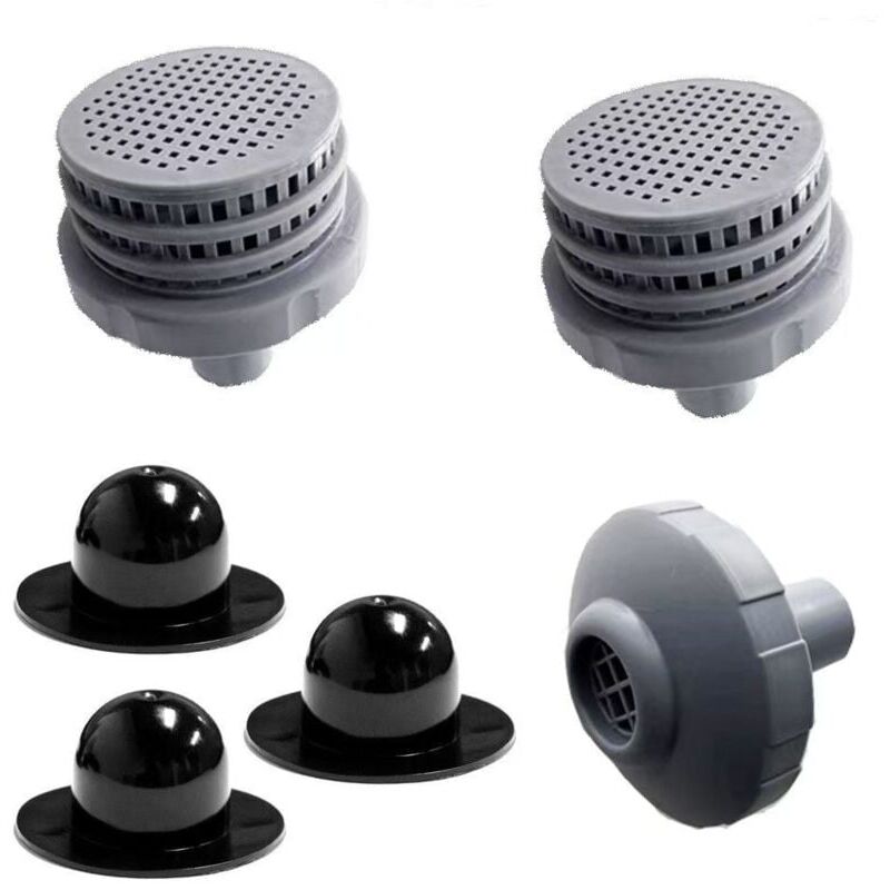 foto del prodotto xvx filtro per piscina piccola intex confezione da 2 , accessori per piscina, porta tubo, filtro a parete per piscina e tappo per valvola.