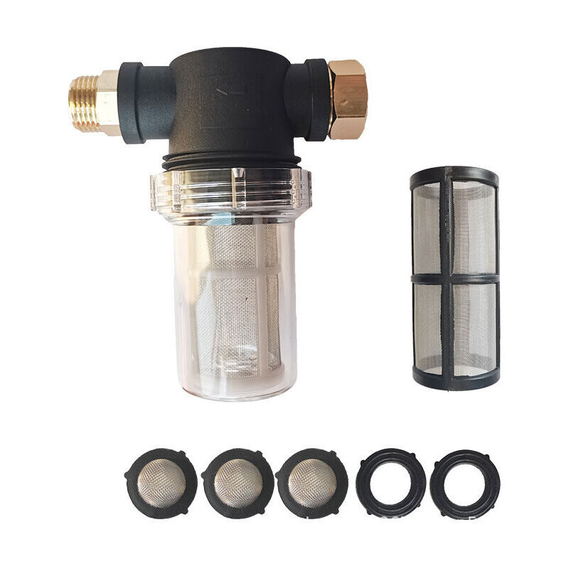 foto del prodotto xvx filtro per tubi in acciaio inox con setaccio per irrorazione da giardino, 1413 cm