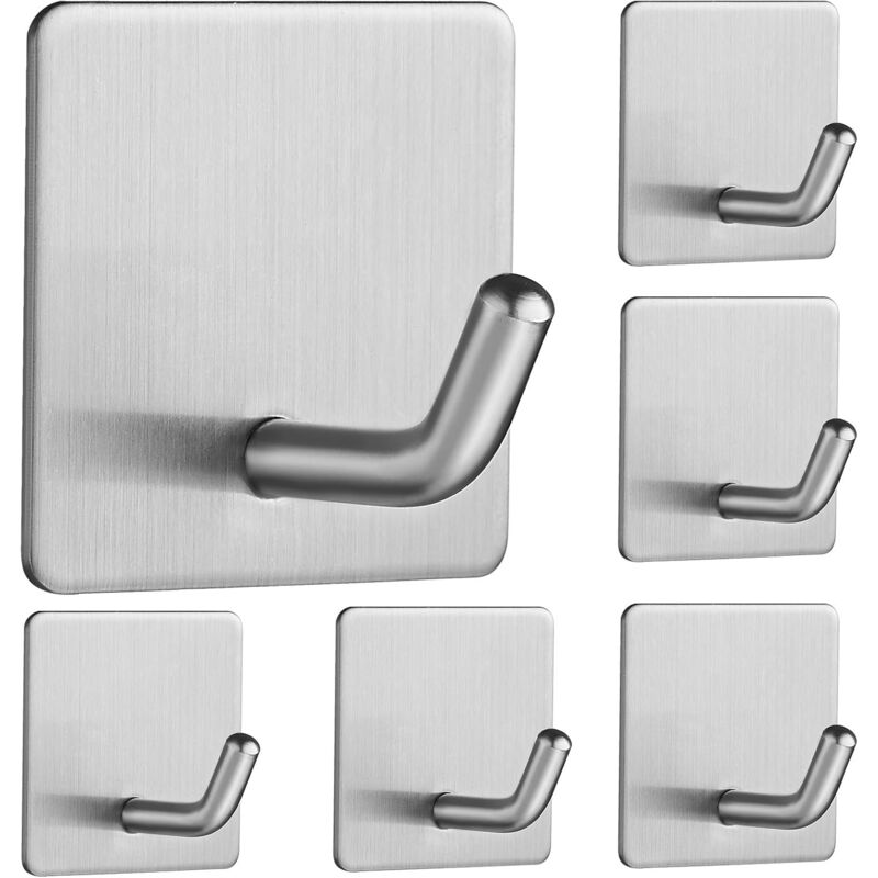 foto del prodotto xvx ganci adesivi ganci da parete bagno portasciugamani in acciaio inossidabile 304 ganci per porta autoadesivi impermeabili e resistenti all olio