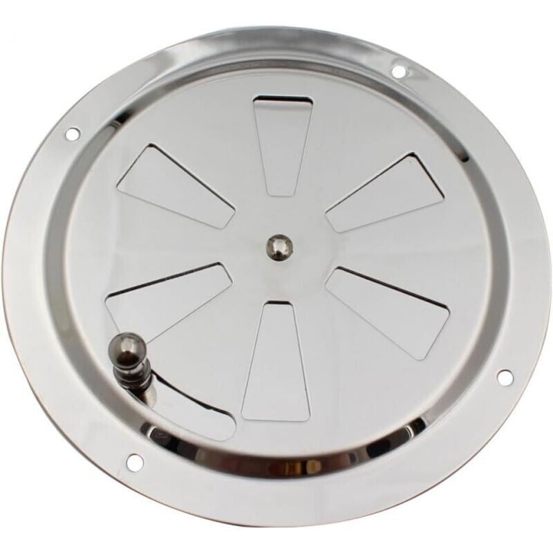 foto del prodotto xvx griglia di ventilazione rotonda da 1 x 5 pollici, prese d aria regolabili, ingresso e uscita in acciaio inossidabile