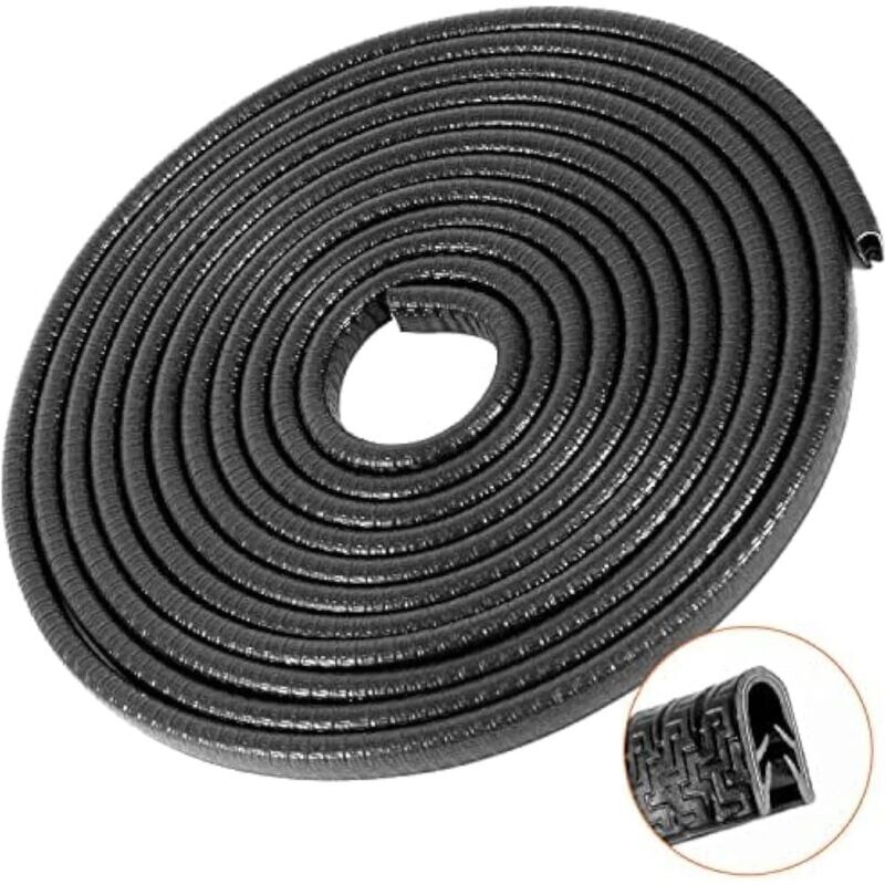foto del prodotto xvx guarnizione in gomma per porta 5m protezione per porta nero flessibile protezione per bordi protezione angolare per bambini