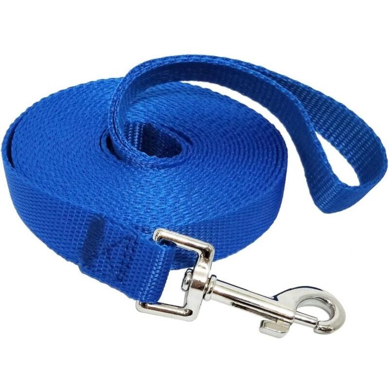 foto del prodotto xvx guinzaglio blu per cani da 5 m, guinzaglio per addestramento cani, guinzaglio lungo, adatto a cani di piccola e grande taglia