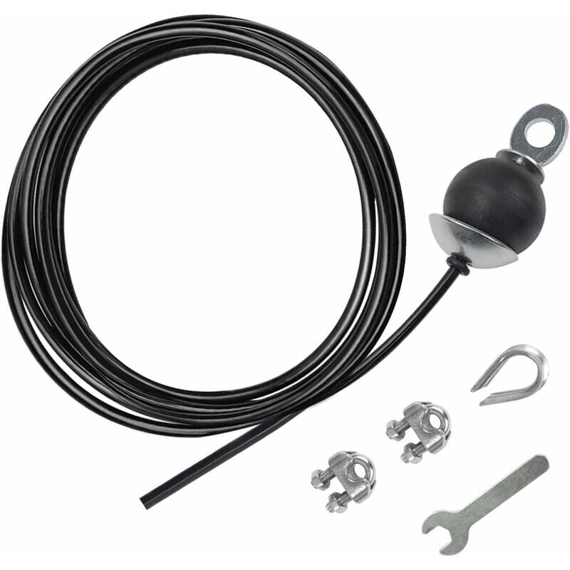 foto del prodotto xvx kit di accessori di sollevamento, cavo da ginnastica in acciaio, corda fitness per palestra domestica, cavo con puleggia per allenamento della