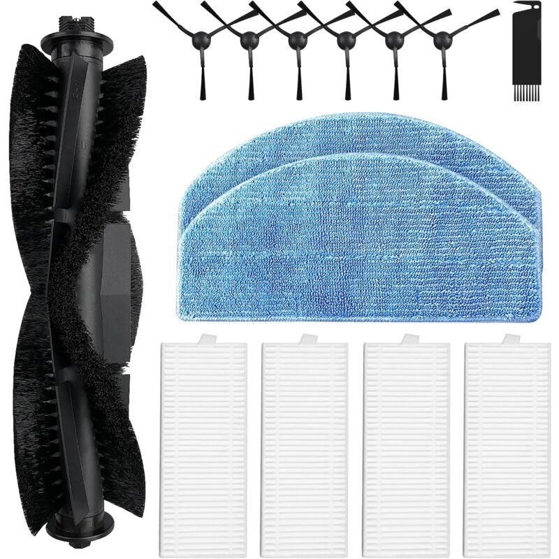 foto del prodotto xvx kit di accessori honiture g20 g20 pro per tikom g8000 g8000 pro, per aspirapolvere robot laresar evol 3, include 1 spazzola a rullo, 4 filtri,