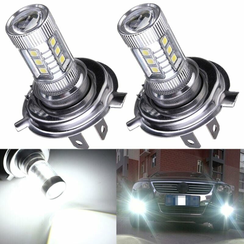 foto del prodotto xvx kit lampadine per fari a led h4 9003 hb2 80w 8000lm 8000k per fendinebbia, anabbaglianti, confezione da 2.