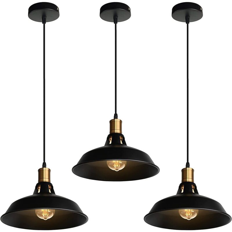 foto del prodotto xvx lampadario industriale vintage lampada a sospensione plafoniera e27 soggiorno paralume in metallo design stile nordico retr cavo regolabile