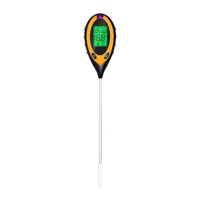 foto del prodotto xvx misuratore di ph del terreno, tester 4 in 1 per umidit , luce, ph e temperatura, kit di attrezzi da giardinaggio, batteria inclusa