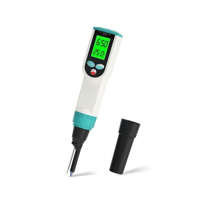 foto del prodotto xvx misuratore di ph per alimenti atc, misuratore di ph digitale impermeabile con sonda ph temperatura ad alta precisione.