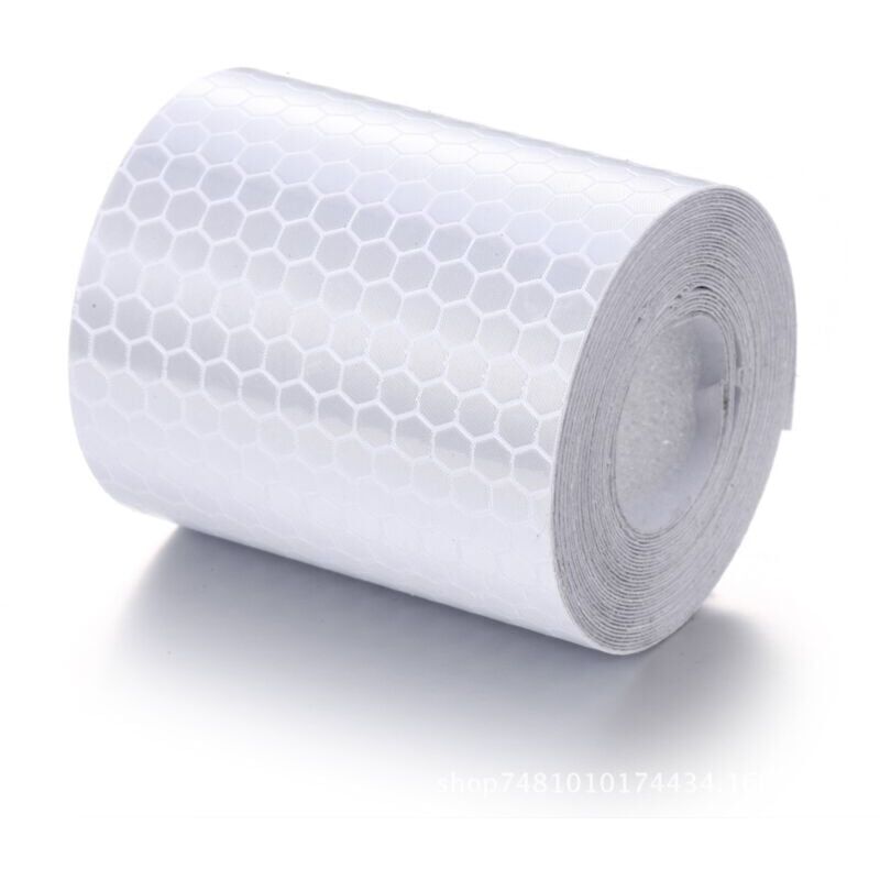 foto del prodotto xvx nastro riflettente di alta qualit da 1 m x 5 cm e nastro riflettente tagliato, nastro di segnalazione resistente alle intemperie, segnaletica